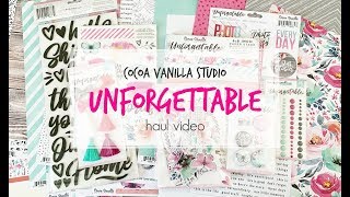 Cocoa Vanilla Studio "Unforgettable" - unboxing video