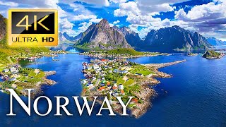 Mesmerizing 4K HDR Drone Footage of Norway | Stunning Scenic Beauty and Relaxing Sounds