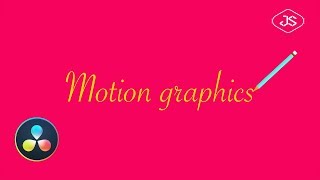 Davinci Resolve - Pencil Write - Motion Graphics #08