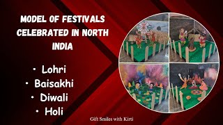 Model of Festivals celebrated in North India❤️ @creationsby._.k