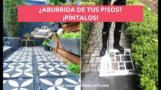 CANSADA DE TUS PISOS ABURRIDOS PÍNTALOS Y DALES UNA NUEVA VIDA