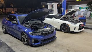 2020 BMW M340i PT6466 Turbo E85 vs 2023 Nissan GT-R SiR Hybrid Turbos E85