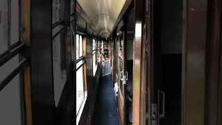 A walk through a coach under restoration at the Northampton and Lamport Railway #trains