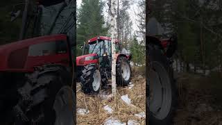 case tractor offroading