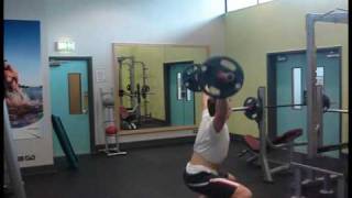 Hang power snatch and overhead squat form check