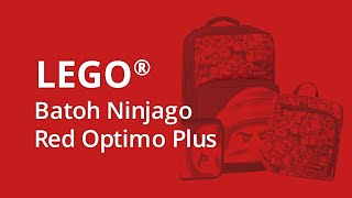 Modulární výbava pro městské nindži | Videonávod pro školní batoh Lego Ninjago Red Optimo Plus