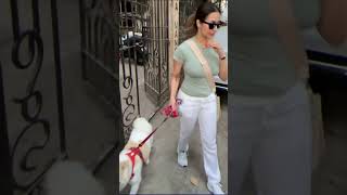 Malaika Arora gives utmost importance to her dog #shortvideo