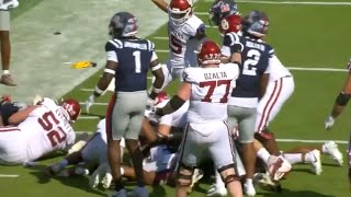 OKLAHOMA AND OLE MISS EXCHANGE FUMBLES ON THE SAME PLAY!