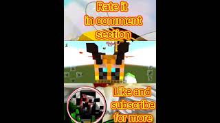 Giant statue of Bee in Minecraft Pocket Edition// beat sync// #minecraft #bee