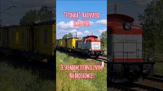 SM42-7763 TRAINSPEED ZE SKŁADEM TECHNICZNYM NA BROCHOWIE!