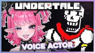 PAPYRUS VOICE ACTOR PLAYS UNDERTALE (REAL)