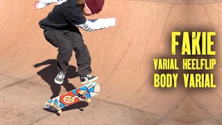 TRICK CHALLENGE / Fakie Varial Heelflip Body Varial