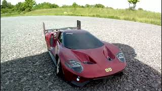 TRAXXAS 4TEC 2.O FORD GT40 76MPH AIRBORNE AND STUCK THE LANDING 😲😲