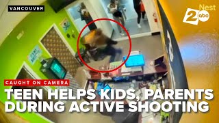 16-year-old girl helps kids, parents during an active mall shooting