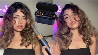 NEW DYSON AIRWRAP ON CURLY/WAVY HAIR *BIG BOUNCY CURLS* 2022