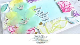 ✨ Floating Frame Technique Using Stampin’ Up! Translucent Florals Bundle - NEW PRODUCT!