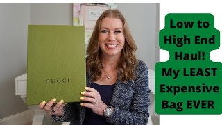 HAUL! My LEAST Expensive bag and HUGE GUCCI Savings! HOW TO CONVERT THE GUCCI POUCH INTO A BAG!!!