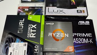 Build Ryzen 5 5500 And A520M Asus Prime & RTX 3060 8GB