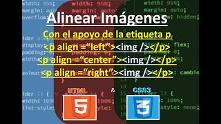 Alinear imagenes en Html