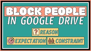 Block and Unblock People in Google Drive (Block shares from another user)