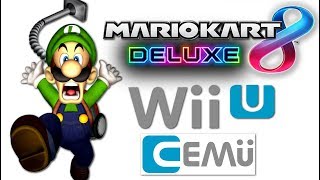 CEMU Wii U MK8DX Luigi's Mansion Battle on MK8 (mods) HD 60fps