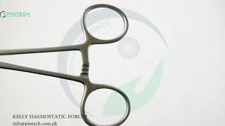 Kelly Haemostatic Forceps Demo | Surgical Instruments | Pin Tech Instrumentss