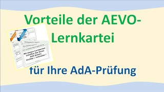 Vorteile der AEVO Lernkartei - hilfreich für die Prüfung zum Ausbilderschein