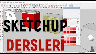 SKETCHUP 3D ( 3 BOYUT ) ÇİZİM DERSİ - 1          (3d drawing)