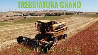 Trebbiatura grano 2021. New Holland AL59.