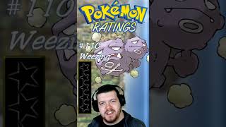 110 Weezing Pokémon Ratings #Shorts