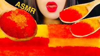 ASMR RED YELLOW ORANGE FLYING FISH ROE 빨강 노랑 주황 날치알