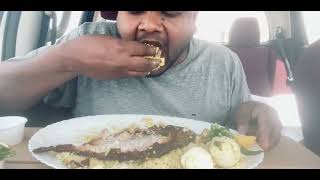 Eating Spicy Fish Biriyani + Boiled Egg+ Mountain Dew Mukbang | ASMR