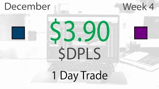 Morning Spike Round Number Breakout Trade with $DPLS - Live Daytrading Commentary