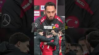 Hakan Çalhanoğlu: Yarın maçta maalesef olamayacağım. Eski bir sakatlığım geri geldi!