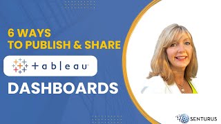 Tableau: 6 Ways to Publish & Share Dashboards