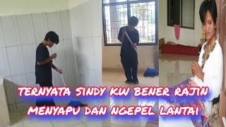 sindy kw rajin menyapu dan mengepel #channelmamahyjb #kisahyayasanodgj #jiwaberseri #partitv #odgj