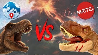 JURASSIC WORLD ALIVE VS FALLEN KINGDOM TOYS