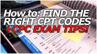 LOOK UP 2021 CPT CODES | CPC EXAM TIPS FOR MEDICAL CODING!! ✅