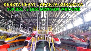 GASPOL.!! Rencana Pembangunan Kereta Cepat Jakarta Surabaya I 2 Jam - 900 KM Dengan WHOOSH