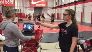 Training volleyball players using Tobii Pro Glasses 2