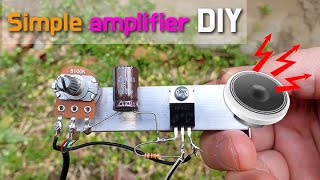 아주 간단한 우퍼 앰프 diy (Simple amplifier DIY)