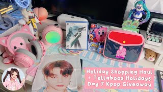 Holiday Shopping Haul & Tellaboos Holidays Kpop Giveaway ♡