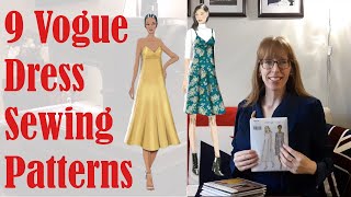 🧥👗 9 Vogue Dress Sewing Patterns  👗🧥 | BudgetSew #fridaysews #sewingpatterns #sewing