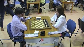 Exciting Endgame!!! Maxime Vachier-Lagrave Vs Judit Polgar - Blitz Chess 2014