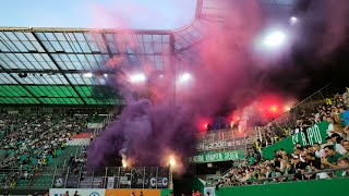 Austria Wien beim 343. Wiener Derby / 22.09.24 / Support, Choreo & Pyro