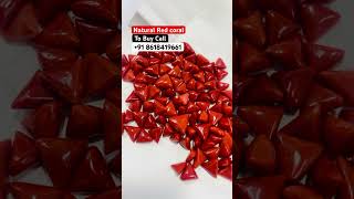 8 To 12 Carat Red coral of triangle shape