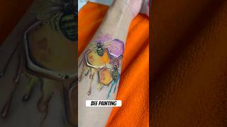 Bee painting tutorial #facepainting #facepainters #facepaint #tutorialreels #facepainter #tutorial