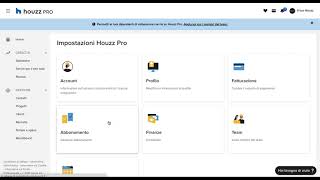 Houzz Pro Scaricare fatture