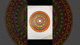 Ornate Mandala Part 2  - Random mandala art series #paintwithme #shorts