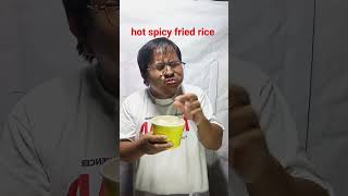 how to eat hot spicy fried rice #mukbang #reelsvideo #shortsvideo #friedrice